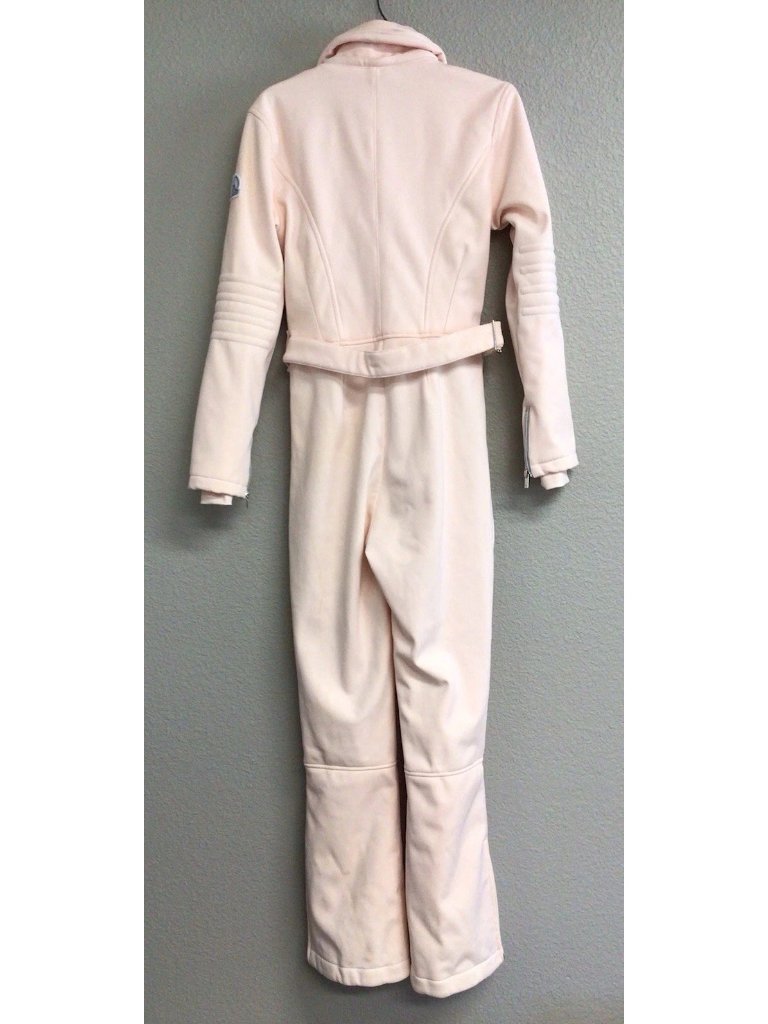 My Sunday Ski Suit Pink Women’s Size Large One Piece Silver Zippers Flaw — image 2 of 8